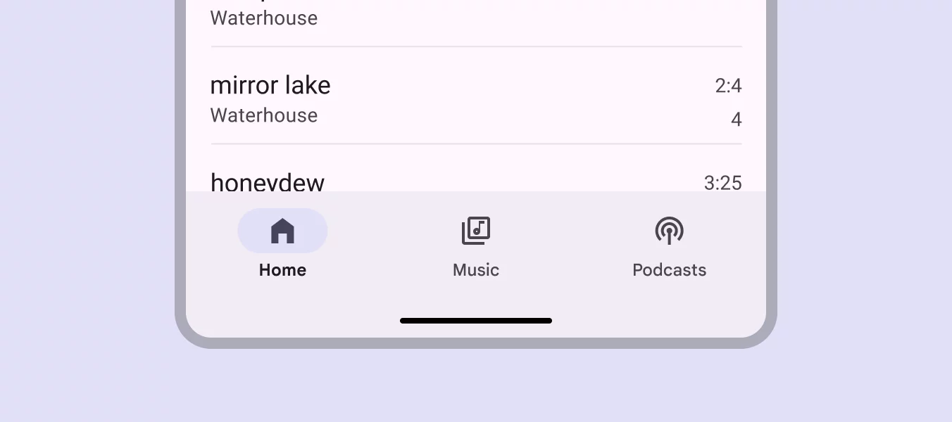 BottomNavigationBar