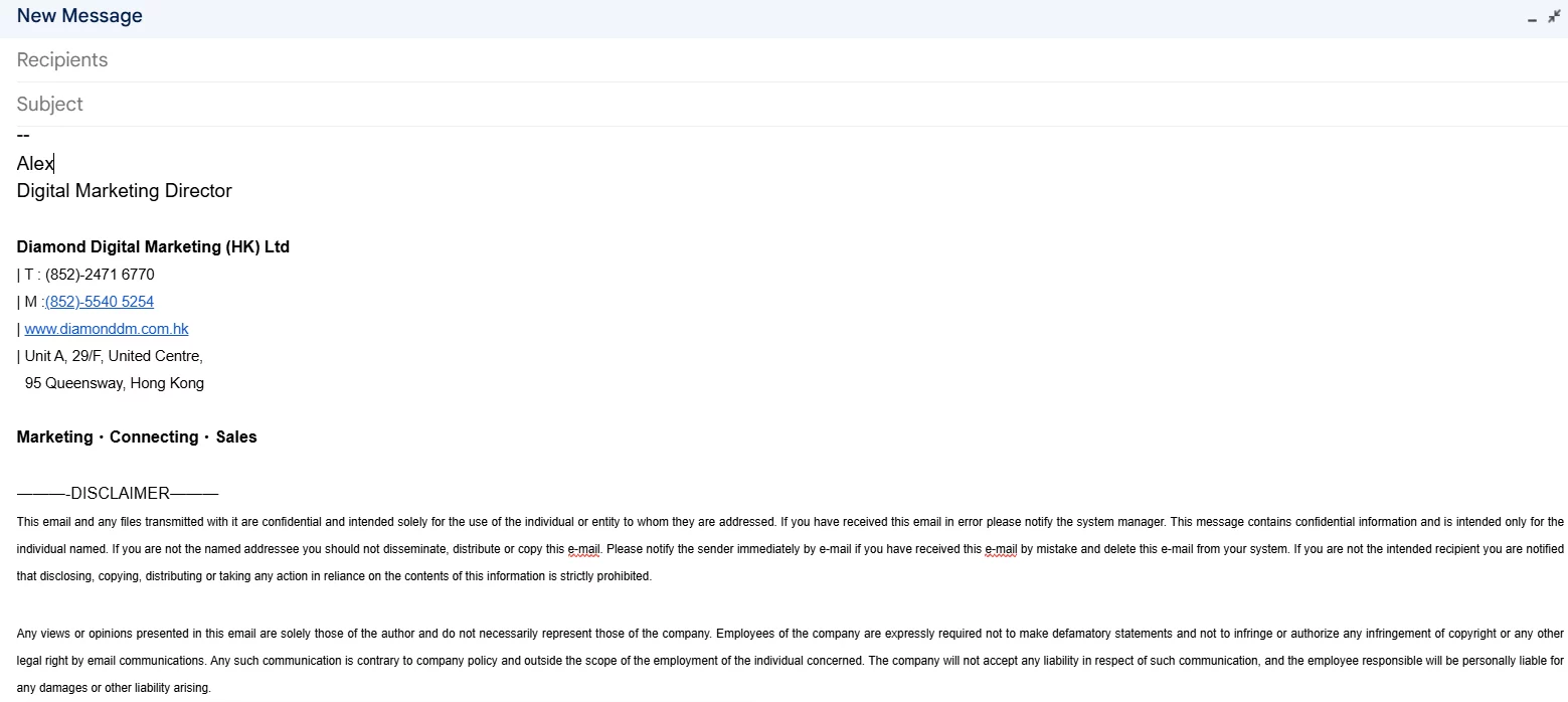 Email Signature