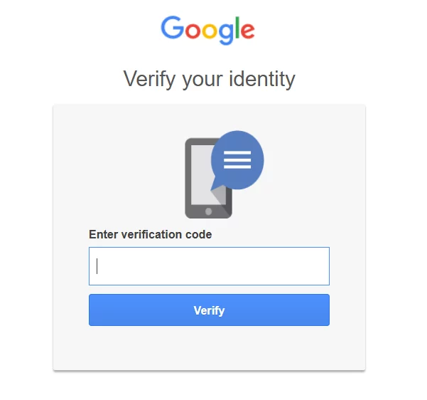 Enter Verification Code