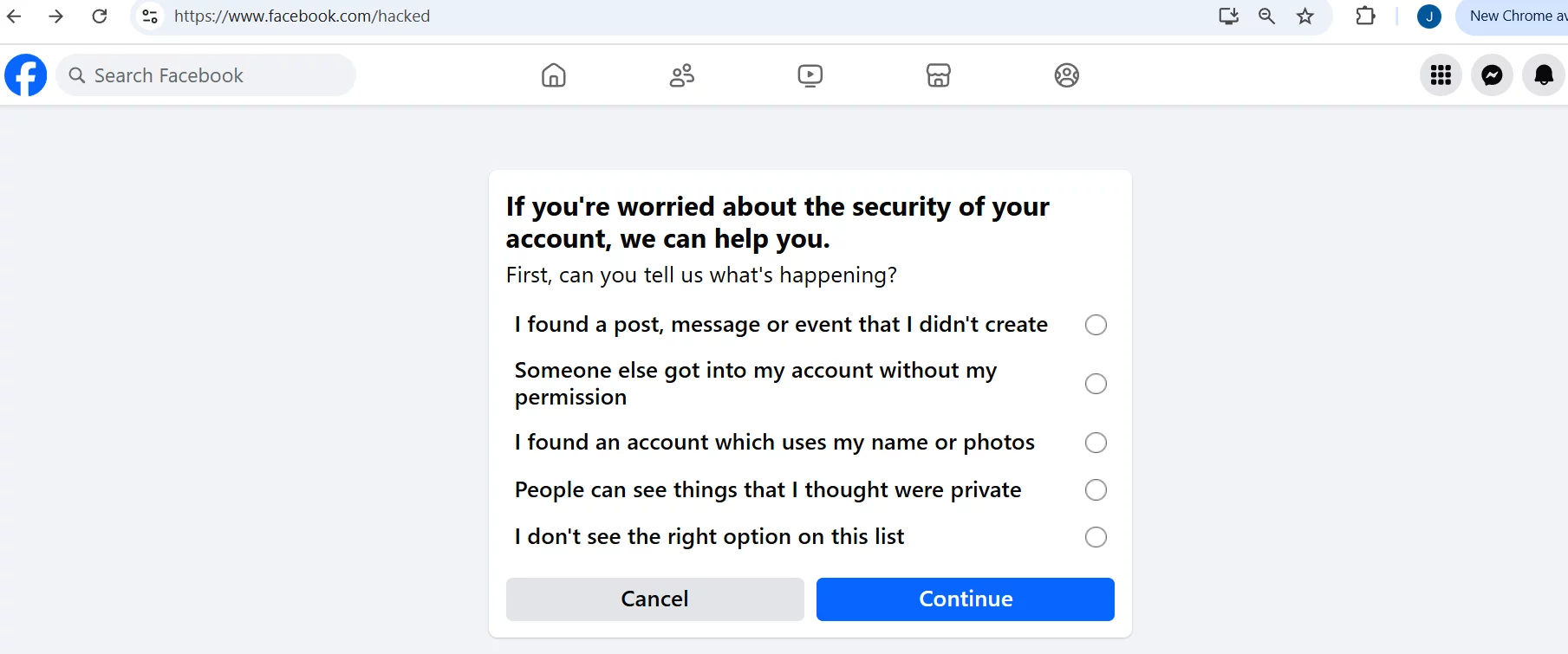 If you're worried about the security of your account, we can help you