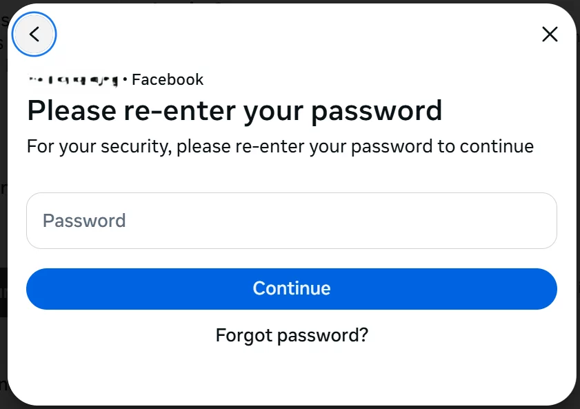 Please Reenter Your Password