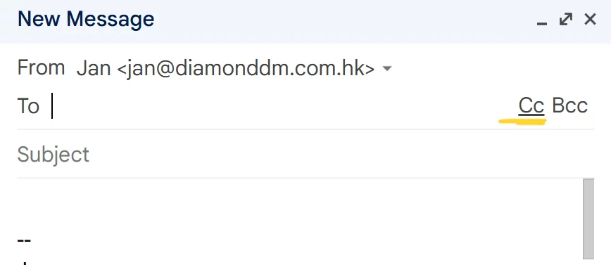 cc Your Email